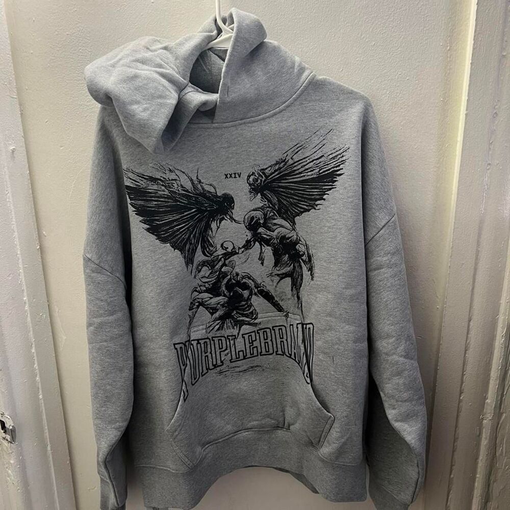 Unbranded Men's Grey Hoodie